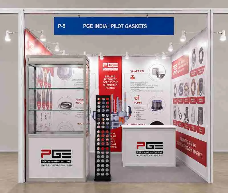 Branded shell scheme booth for PGE Industries
